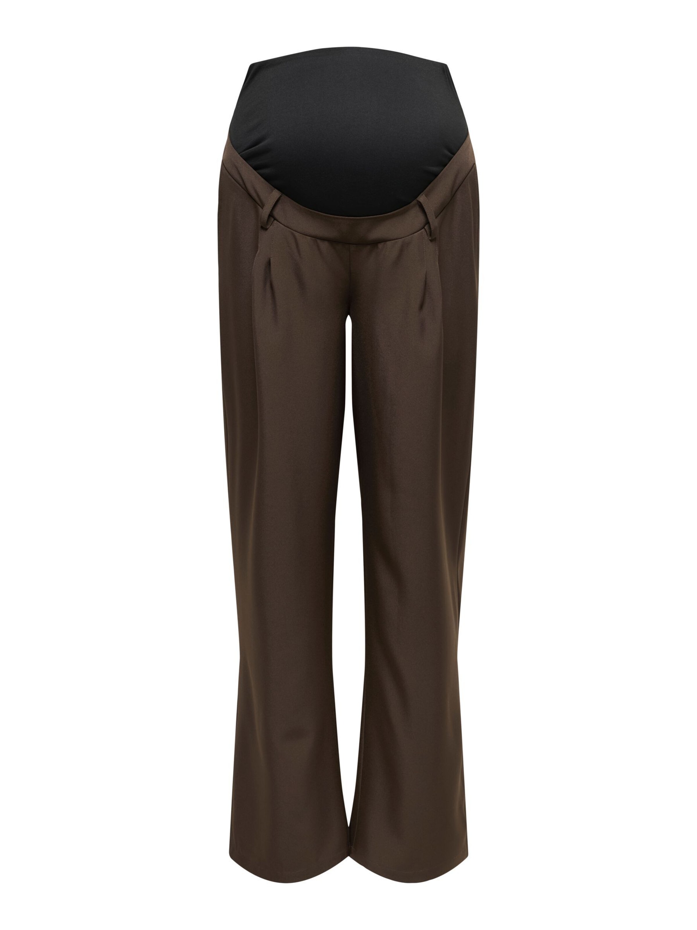 Wide Leg Pantalon à pince 'OLMPLEAT' Only Maternity en marron
