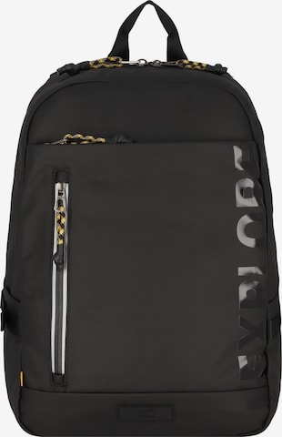 CAMEL ACTIVE Rucksack 'EXPLORE' in Schwarz: predná strana