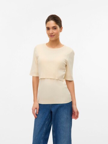 MAMALICIOUS Sweter w kolorze beżowy