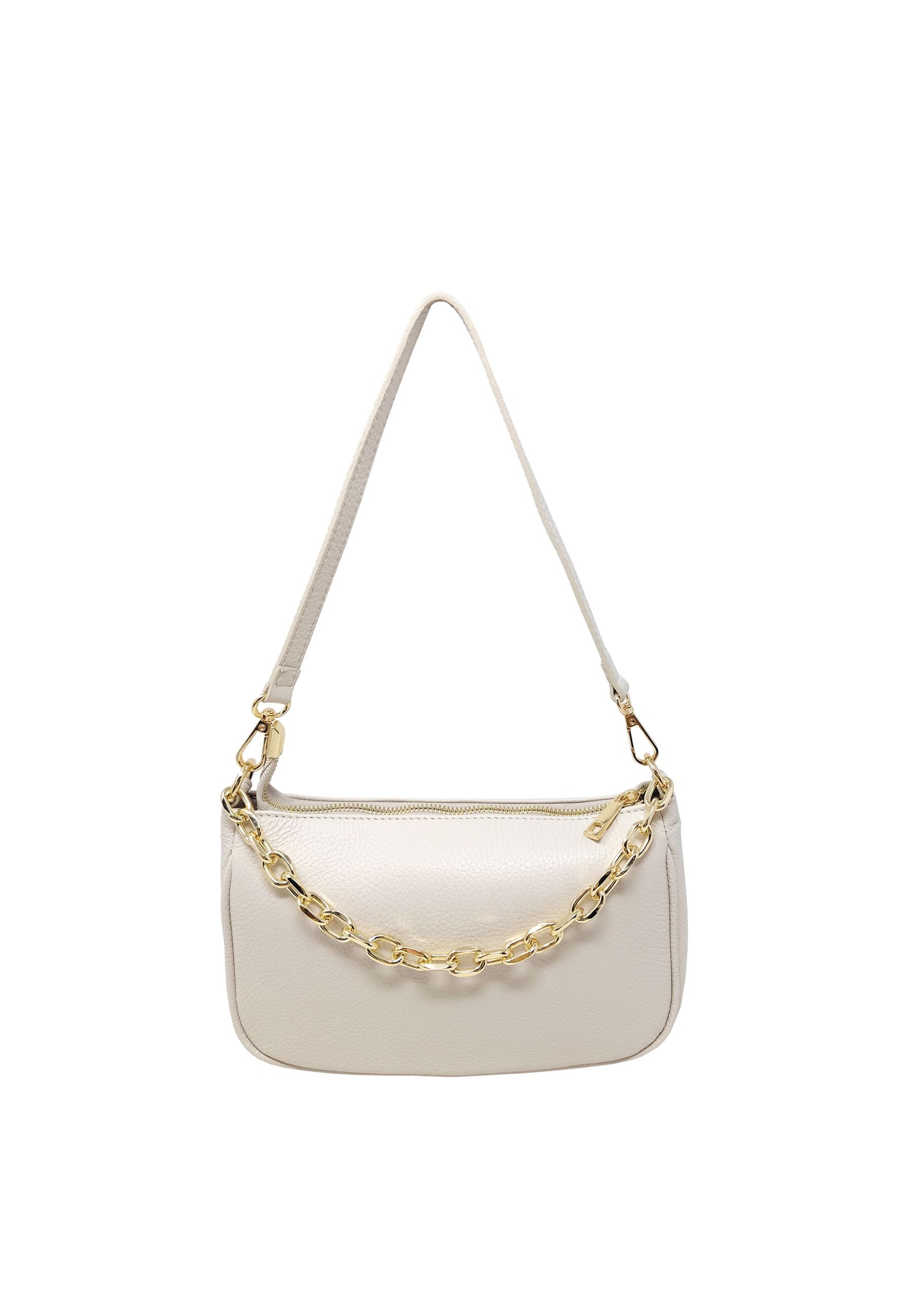 CHICCA BORSE Schoudertas in Beige: voorkant