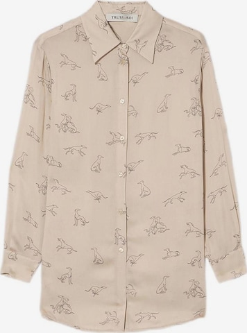 Trussardi - Blusa en beige: frente