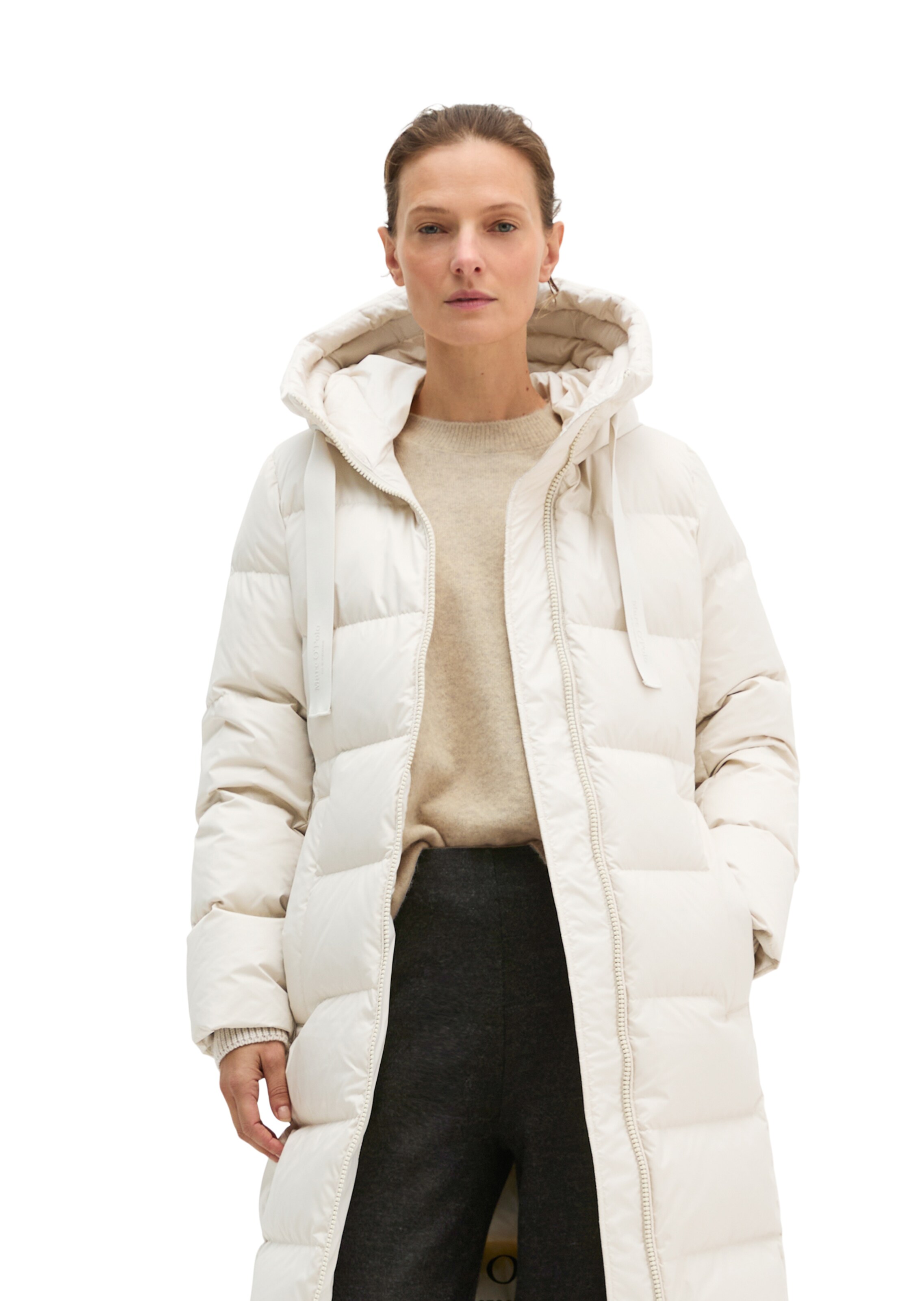 Manteau d’hiver Marc O'Polo en beige : devant