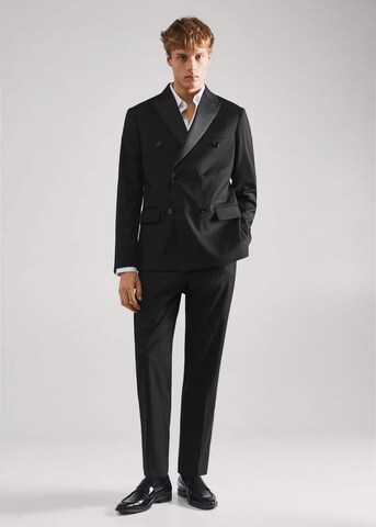 MANGO MAN Slim fit Suit Jacket 'Sveta' in Black