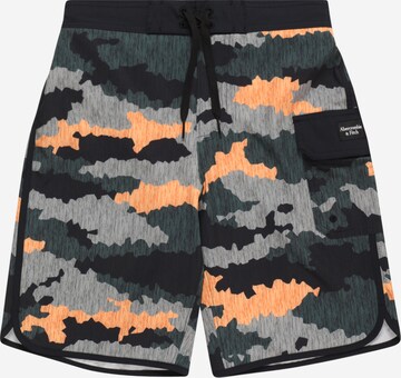 Abercrombie & Fitch Плавательные шорты в Черный: спереди