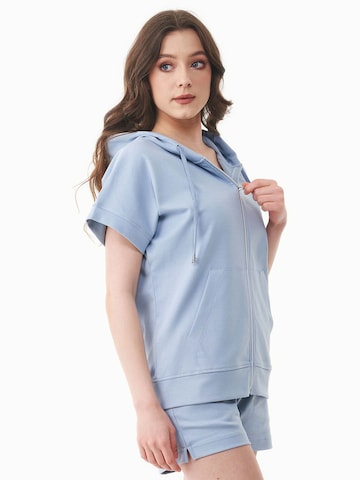 Organication Sweatjacke in Blau