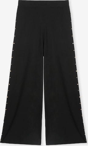 juoda Lola Casademunt Plačios klešnės Kelnės: priekis
