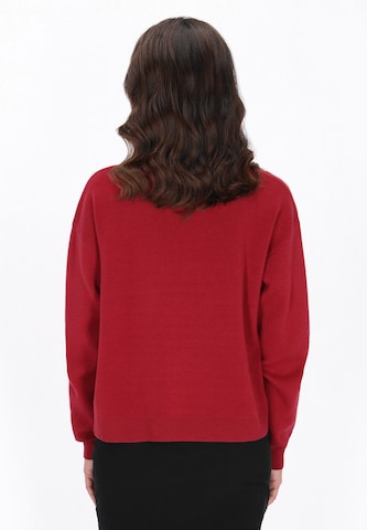 usha BLACK LABEL Gebreid vest in Rood