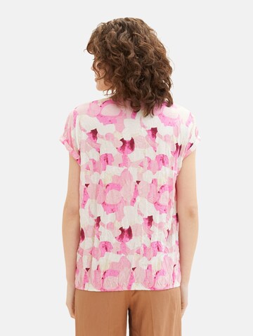 TOM TAILOR Bluse in Pink