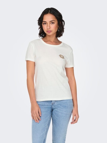 T-shirt 'MICHIGAN' JDY en blanc : devant