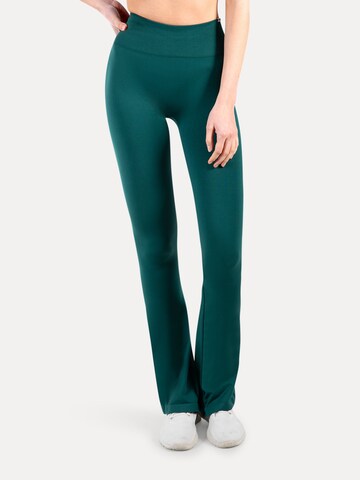 évasé Leggings 'Oriana' Smilodox en vert