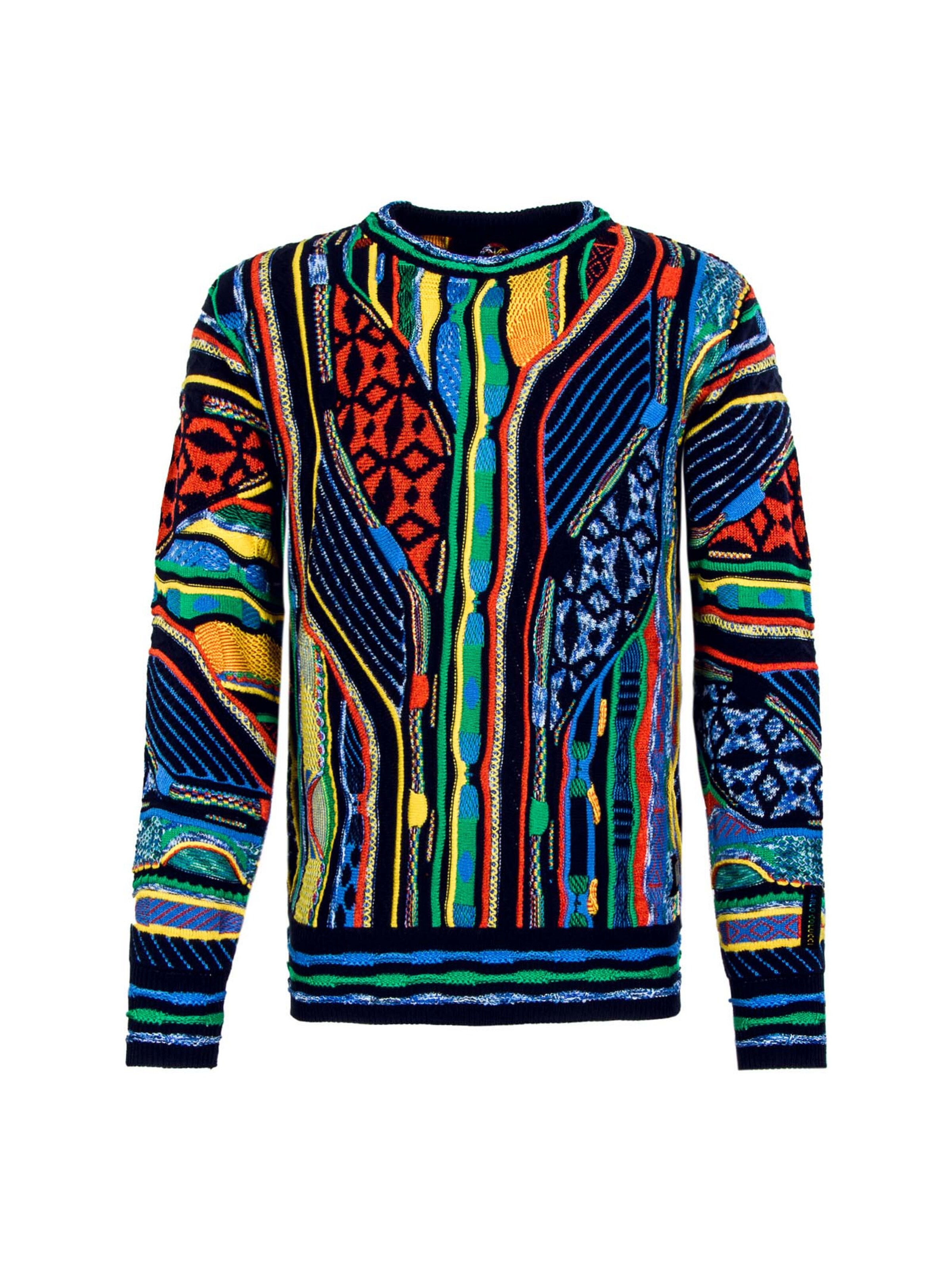 Männer Pullover & Strick Carlo Colucci Pullover in Mischfarben - BY40921 Männer Pullover & Strick Carlo Colucci Pullover in Mischfarben - BY40921