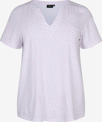 Zizzi Shirt 'EDORIT' in White: front