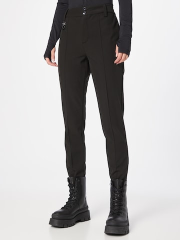 LUHTA Normální Outdoorové kalhoty 'JOENTAKA' – černá: přední strana