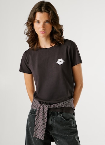 Pepe Jeans Póló 'Brule' - fekete: elől