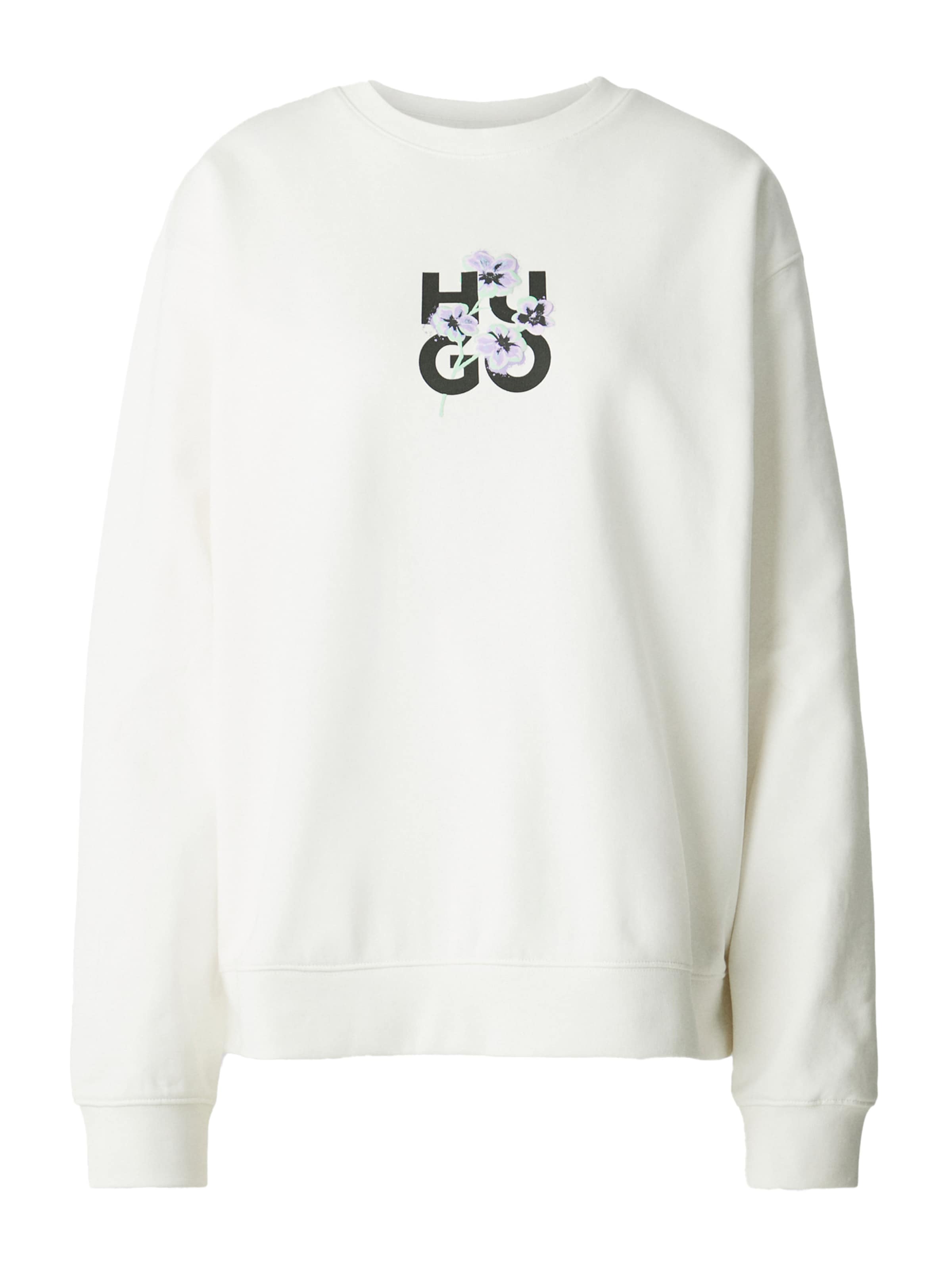 HUGO Mikina 'Classic' - Biela: predná strana