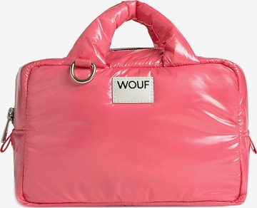 Trousses de toilette 'Glossy' Wouf en orange : devant