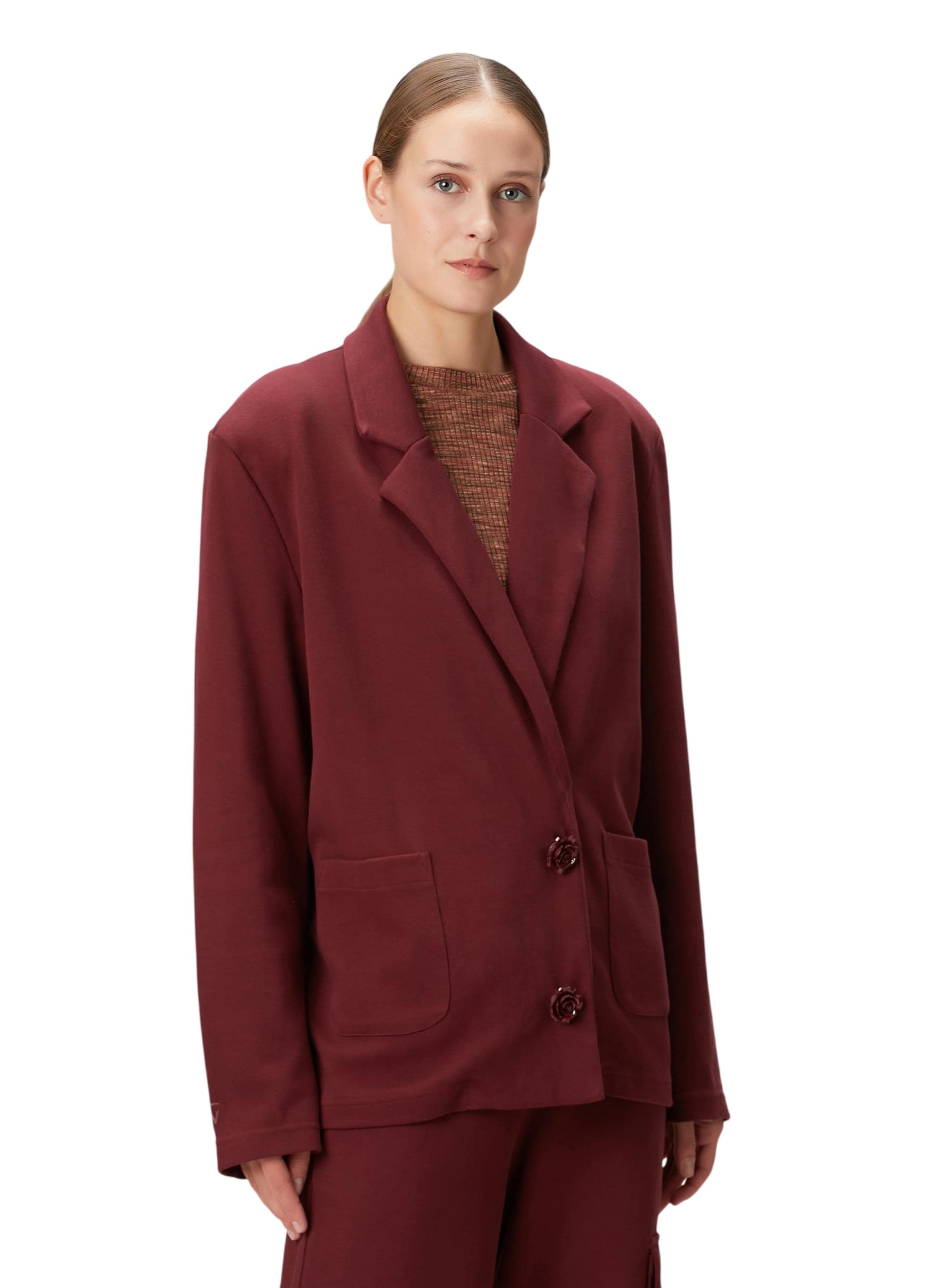 BASSIGUE Blazer in Red: front