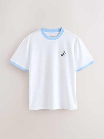 Next Πιτζάμα μακριά 'Snoopy Breakfast' σε λευκό