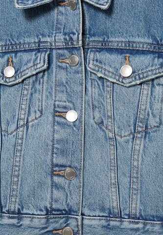 Geacă de primăvară-toamnă de la Pull&Bear pe albastru