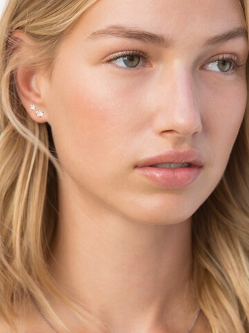 Boucles d'oreilles 'White' day berlin en or
