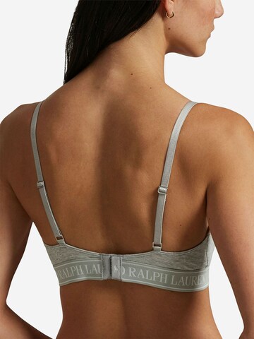Polo Ralph Lauren Triangel Triangel-BH ' Polo Essentials ' in Grau