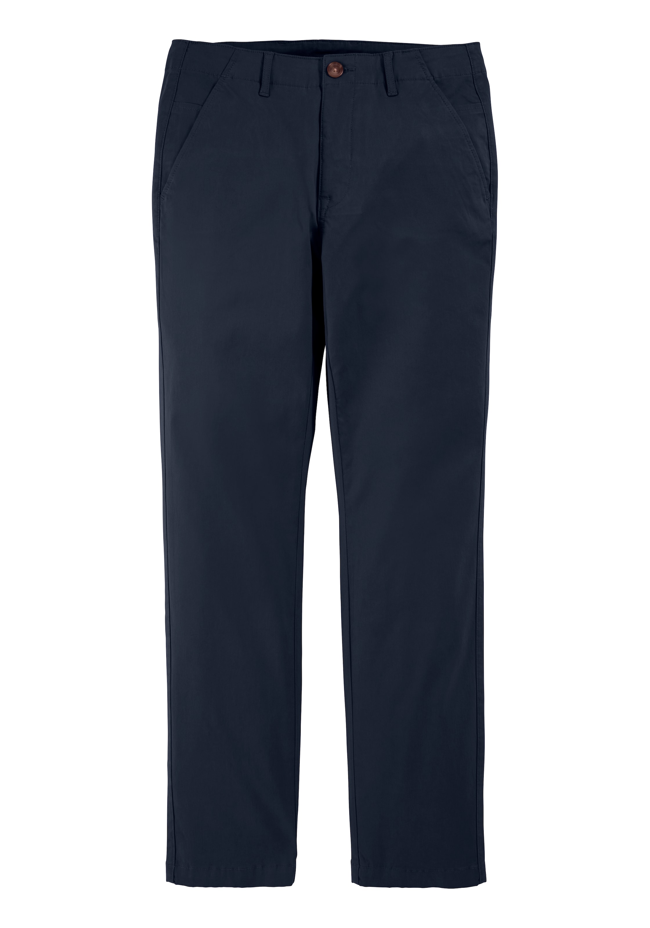 JOHN DEVIN Regular Chino trousers in Blue: front