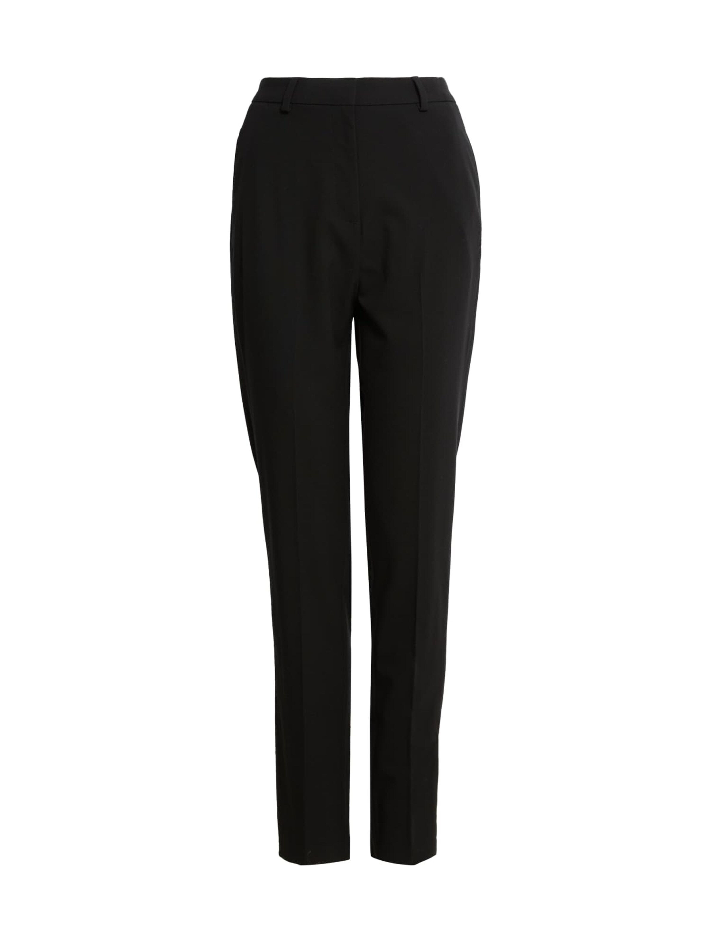 Marks & Spencer Regular Bügelfaltenhose in Schwarz: Vorderseite