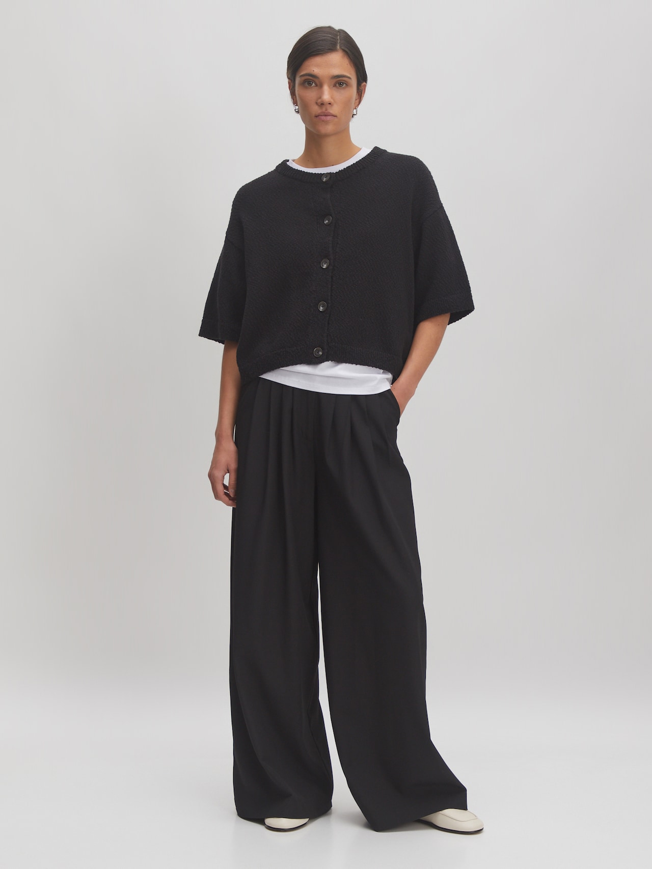 EDITED Shirt 'Oline' Zwart