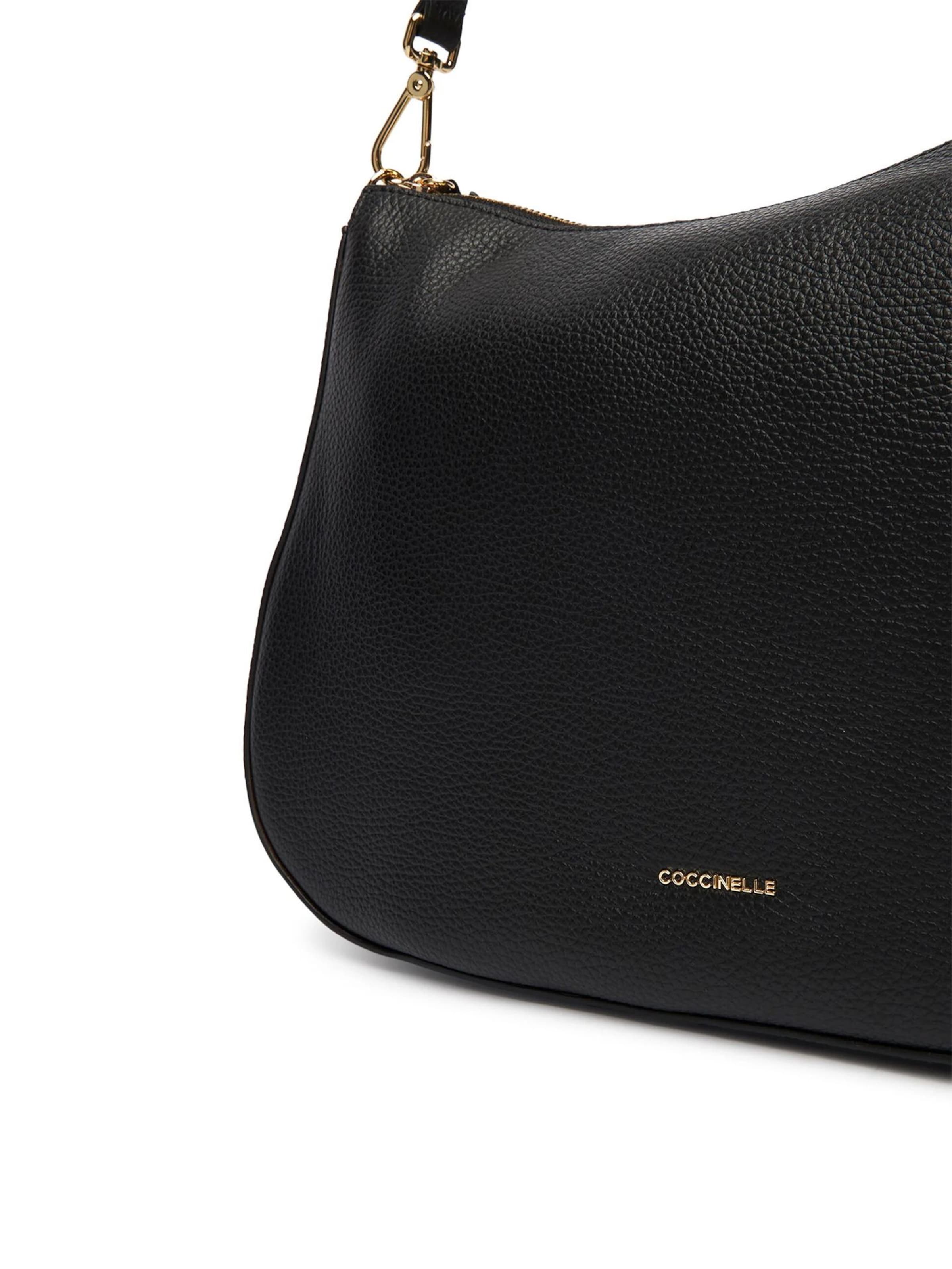 Coccinelle Handtasche 'Coccinelle Nory Handbag Grained Leather'‌ in Schwarz