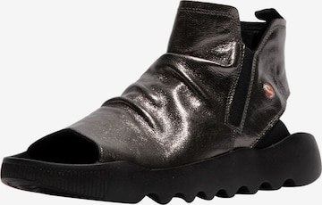 Sandalo di Softinos in grigio: frontale