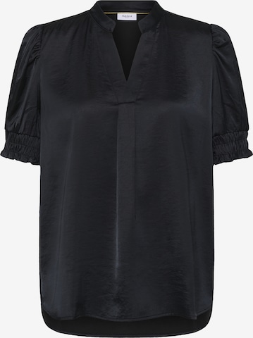 SAINT TROPEZ Bluse 'Panan' in Schwarz: Vorderseite