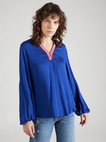 Emily Van Den Bergh Blouse in Blauw: voorkant