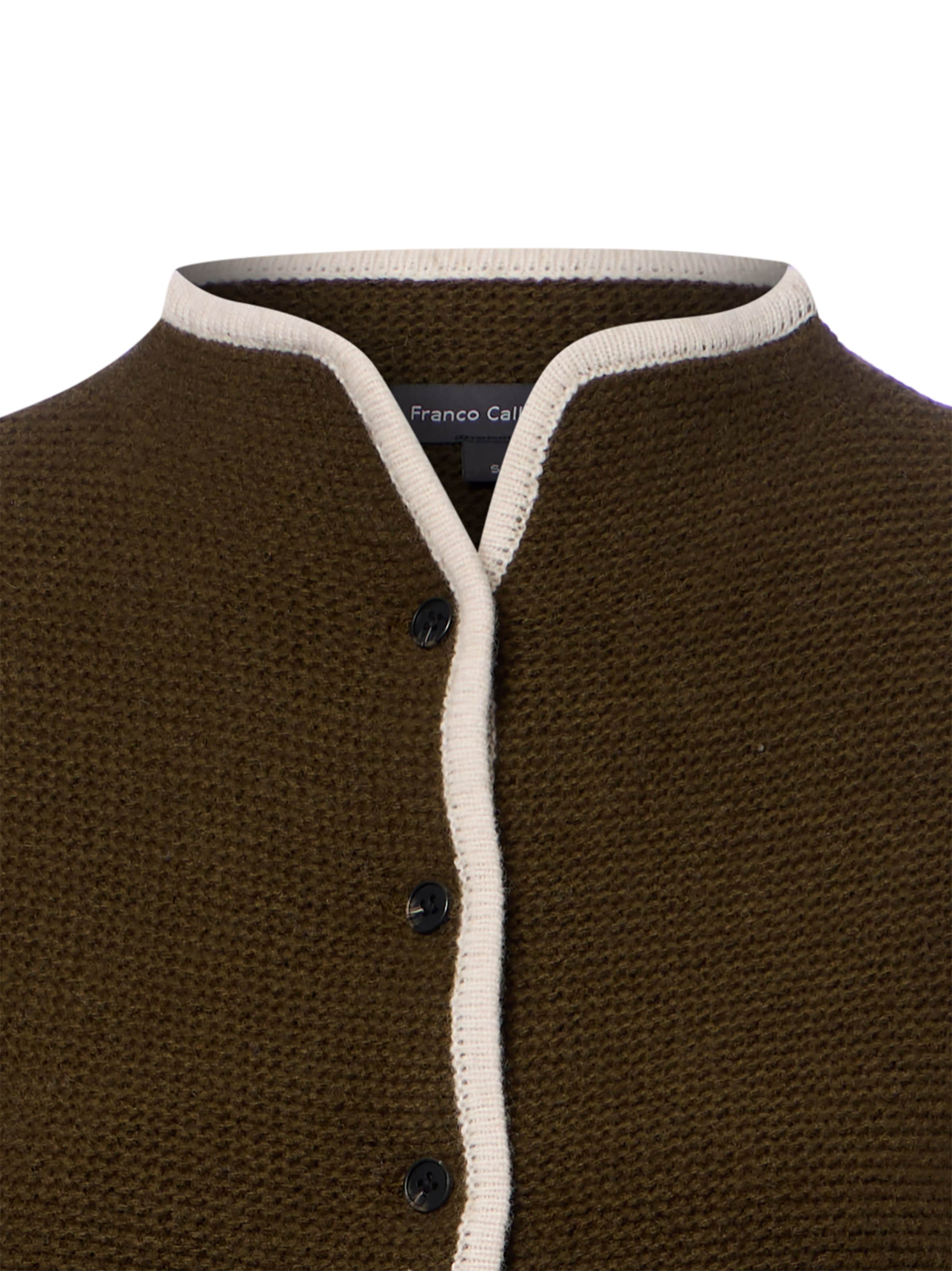 Cardigan Franco Callegari en vert