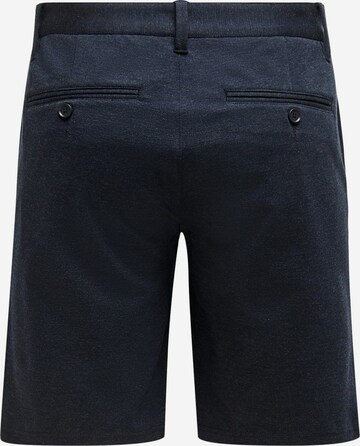 Only & Sons tavaline Chino-püksid 'Mark', värv sinine