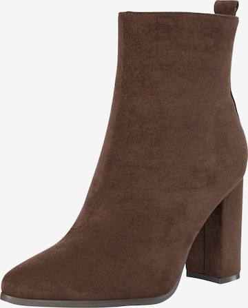 Salinyang Enkellaarsjes in Bruin: voorkant