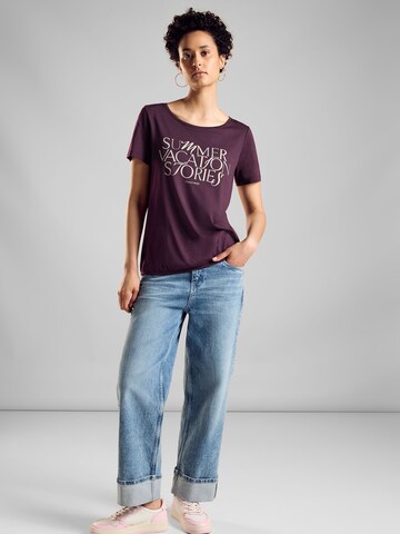 STREET ONE T-Shirt in Lila