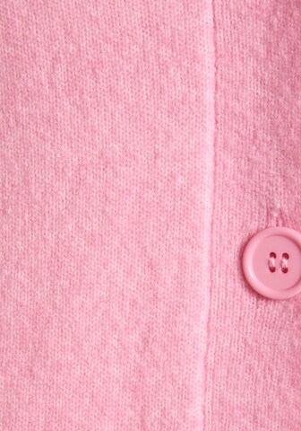 LASCANA Gebreid vest in Roze