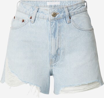 TOPSHOP Regular Shorts in Blau: predná strana