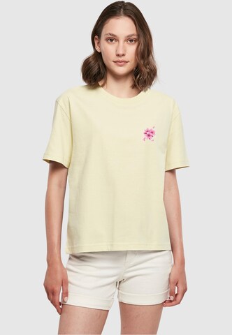 T-shirt 'Self Love Club' Mister Tee en jaune : devant