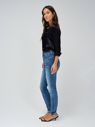 Skinny Jean 'Faith' Salsa Jeans en bleu