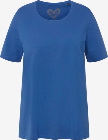 Ulla Popken Shirt in Blauw: voorkant