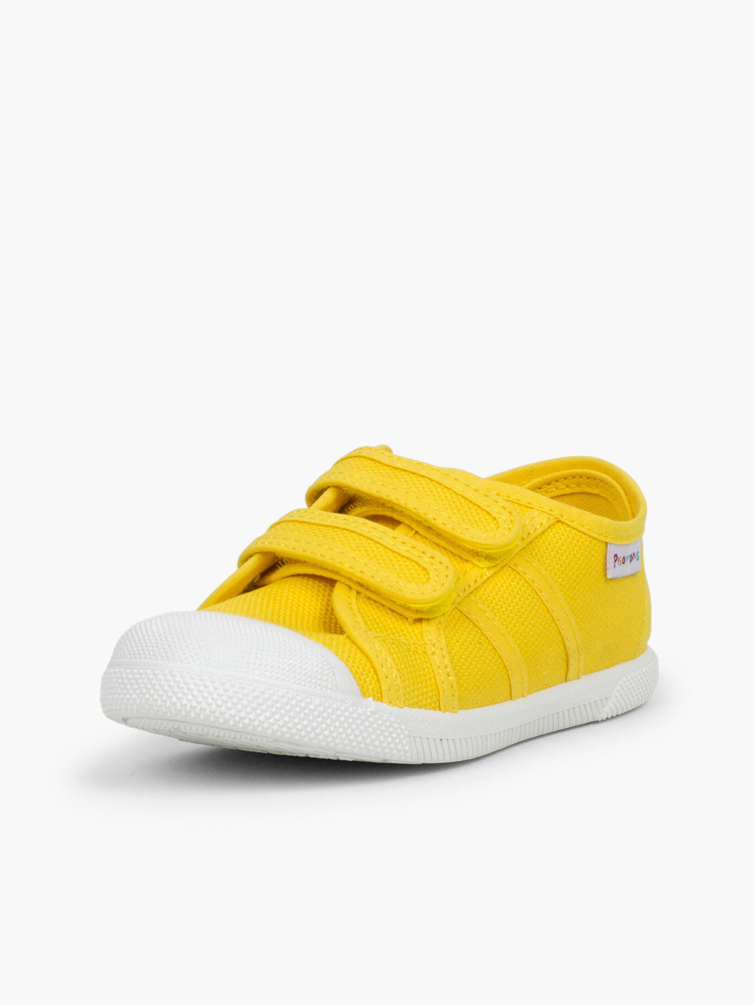 Baskets Pisamonas en jaune : devant