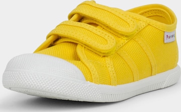 Baskets Pisamonas en jaune : devant