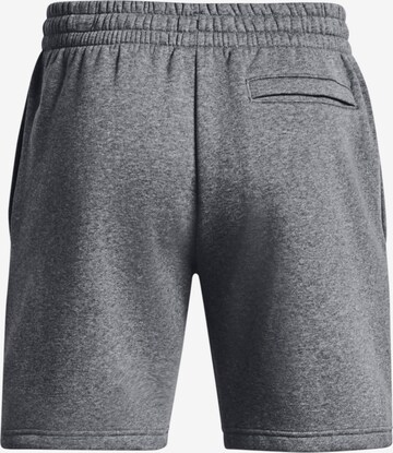 UNDER ARMOUR Loose fit Workout Pants 'Essential' in Grey
