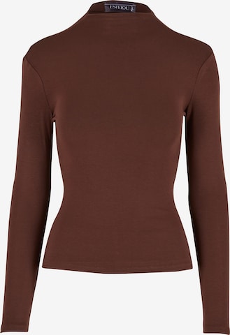 Urban Classics Trui in Bruin: voorkant