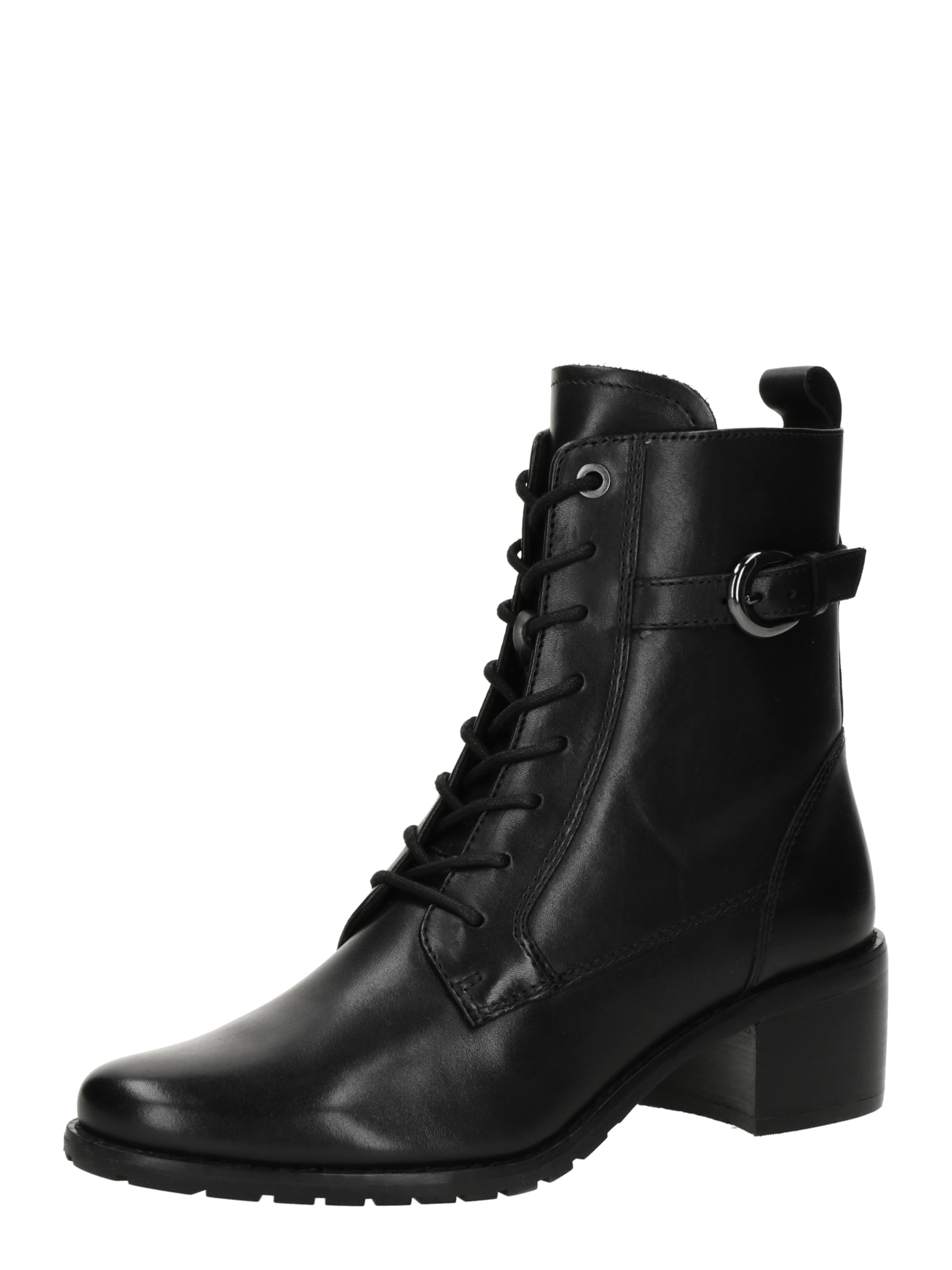 CAPRICE Lace-Up Ankle Boots in Grey: front