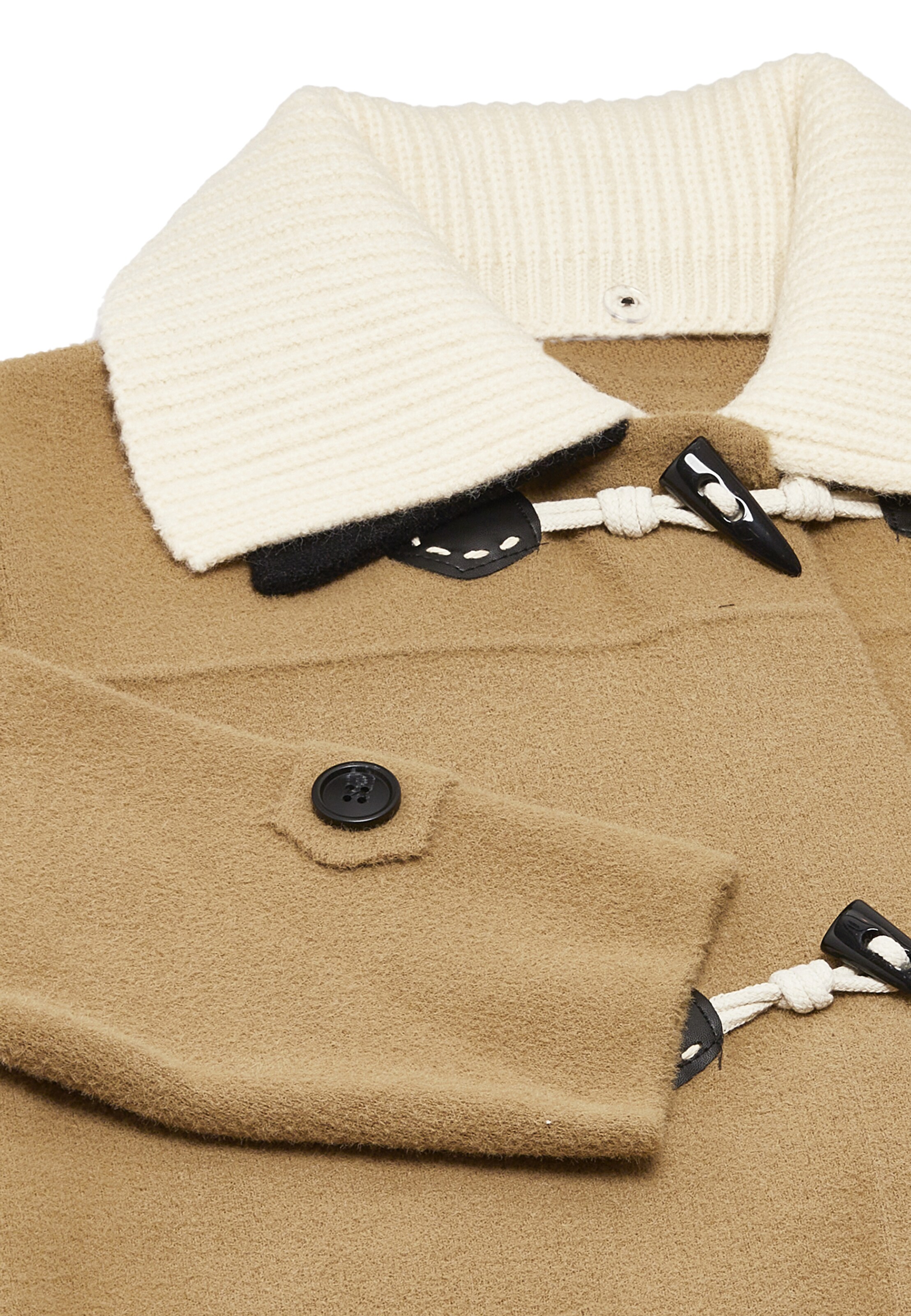 RISA Плетена жилетка в кафяво