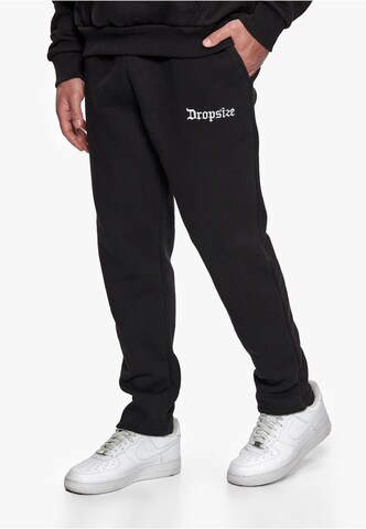 Dropsize Tapered Broek in Zwart