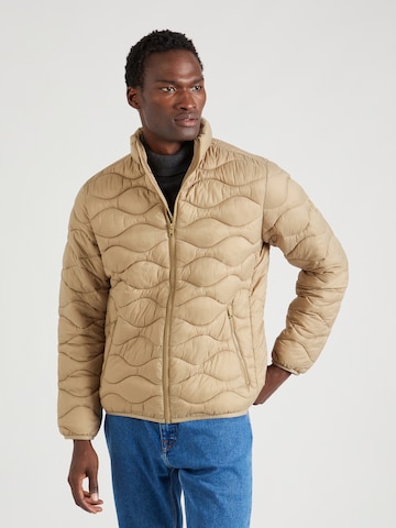 JACK & JONES Between-Season Jacket 'ICEBREAKER' in Beige: front