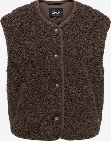 ONLY Vest 'ONLINES' in Brown: front